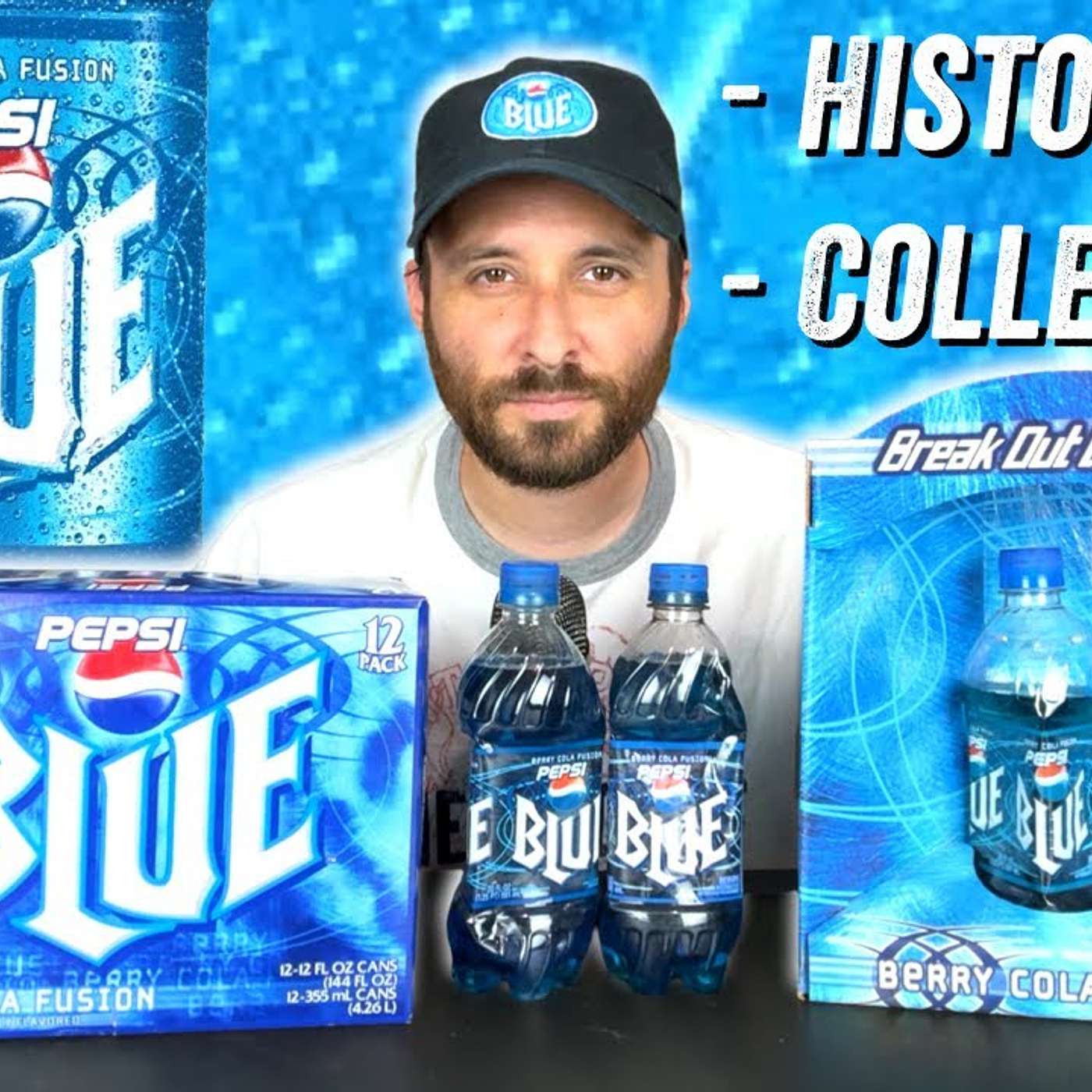 Pepsi Blue History and Collection ASMR Pepsi Blue History and Collection ASMR