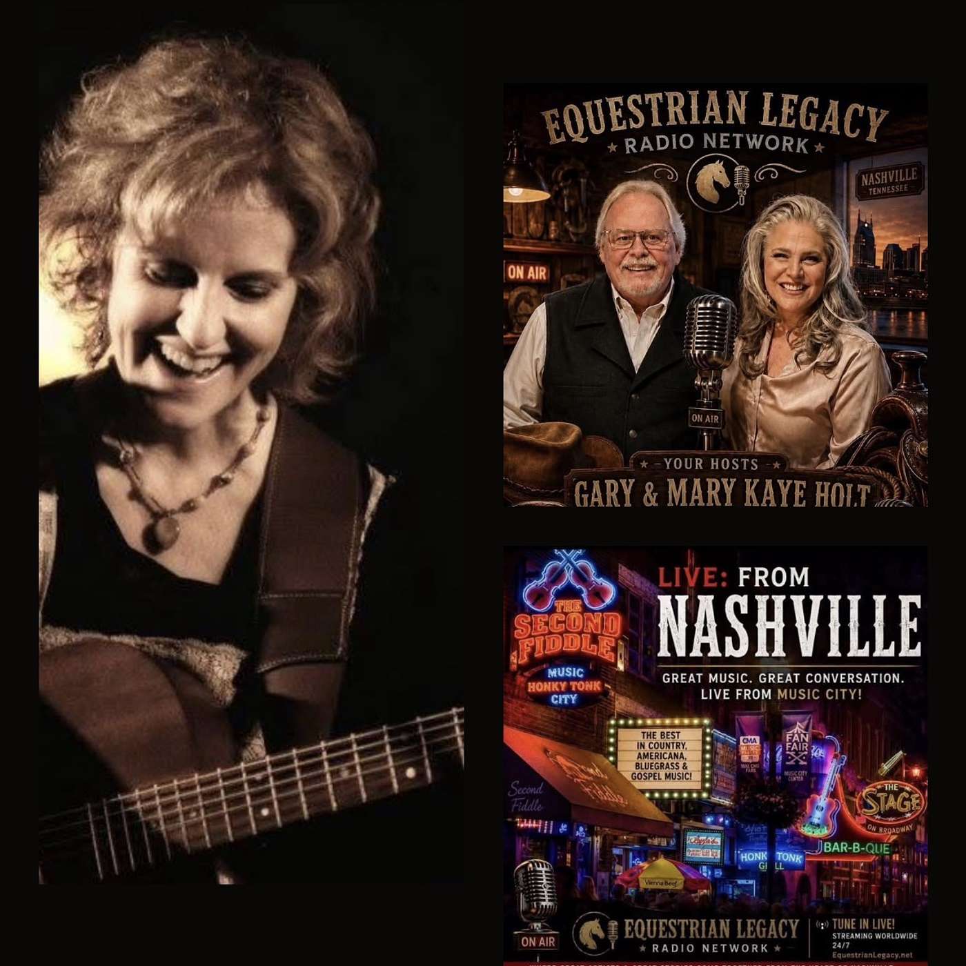 SALLY BARRIS on LIVE:FROM NASHVILLE on EQUESTRIAN LEGACY RADIO