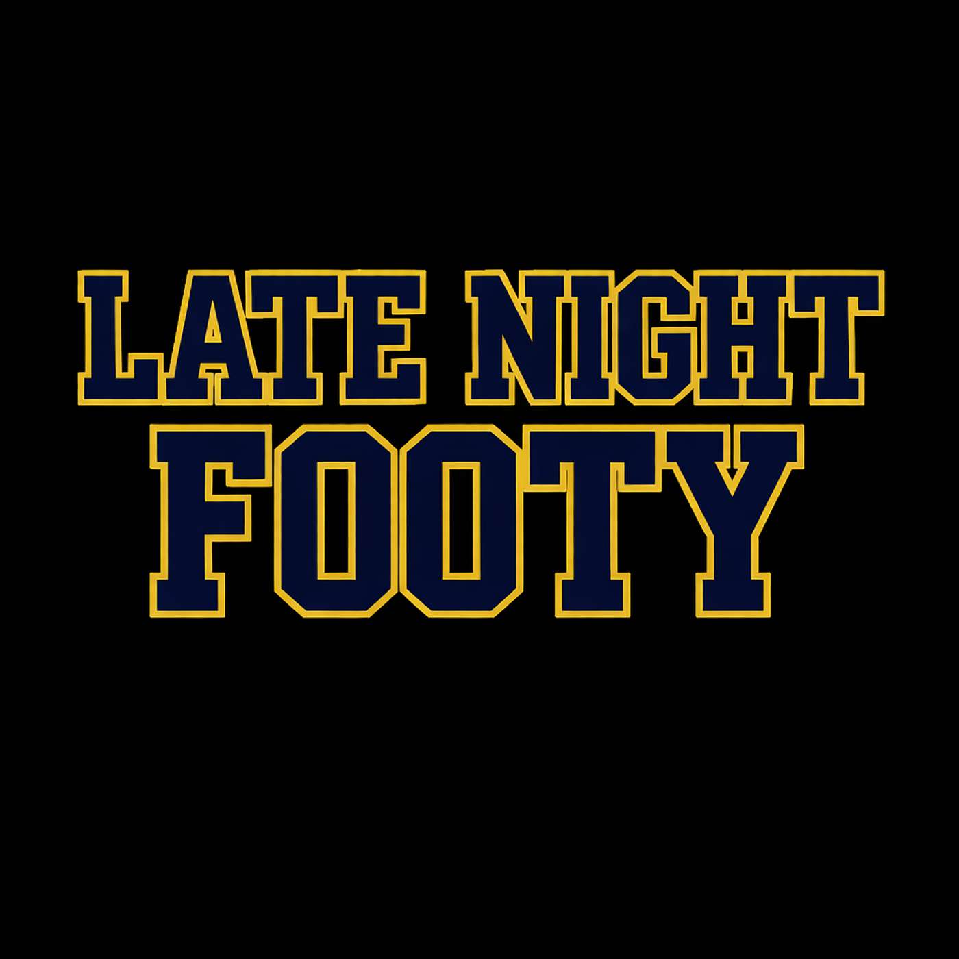 Late Night Footy podcast artwork