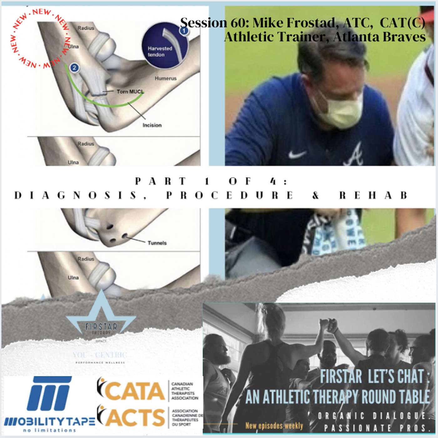 FIRSTAR Let\'s chAT: an Athletic Therapy podcast | Official Podcast of WFATT