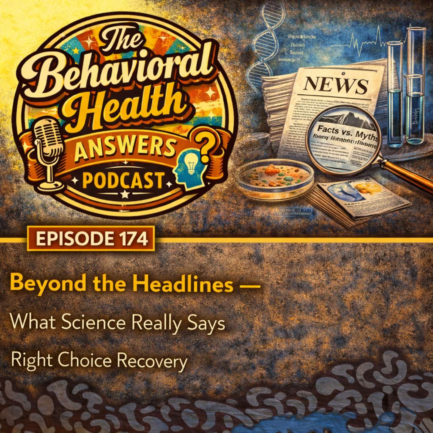 Episode 174: Beyond the Headlines - What Science Really Says | Right Choice Recovery episode artwork