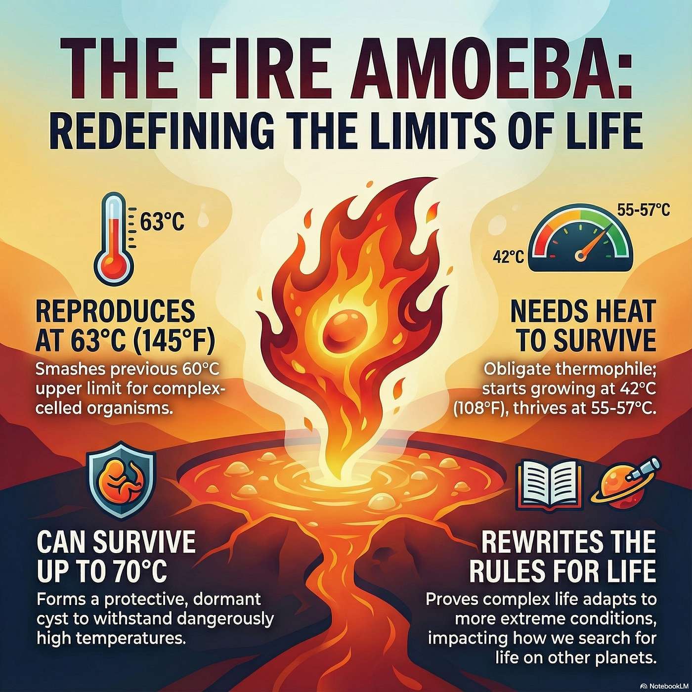 Fire Amoeba: Cindiamoeba cascadensis Redefines Life episode artwork