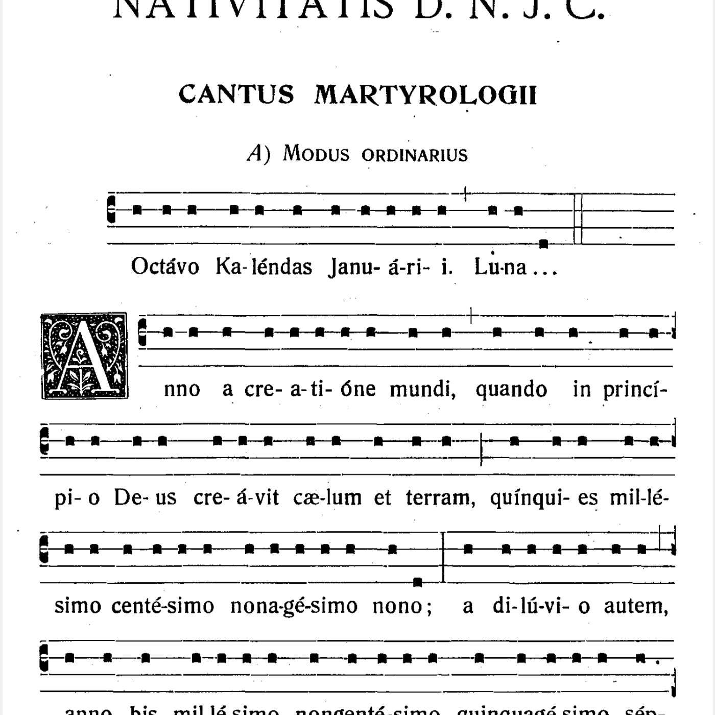 The Proclamation of the Nativity of Our Lord Jesus Christ (w/ Art and Thom)