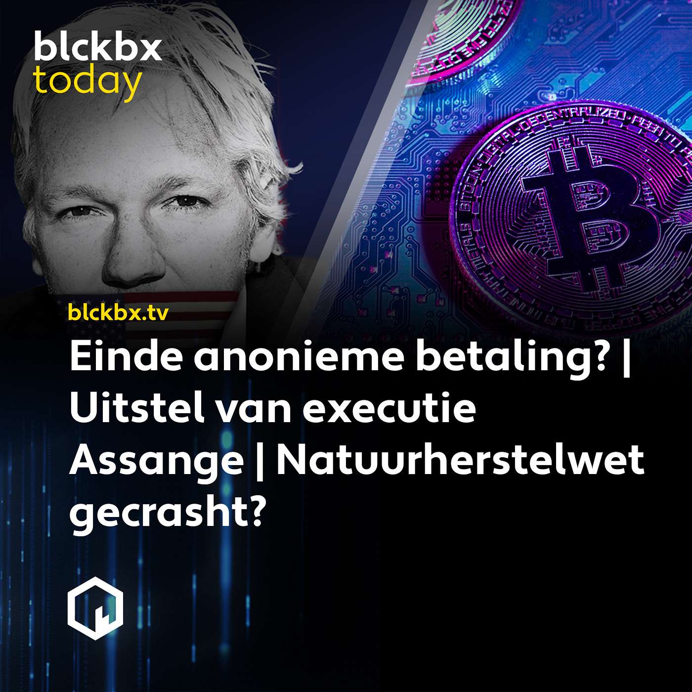 blckbx today #295: Einde anonieme betaling? | Uitstel van executie Assange | Natuurherstelwet gecrasht?