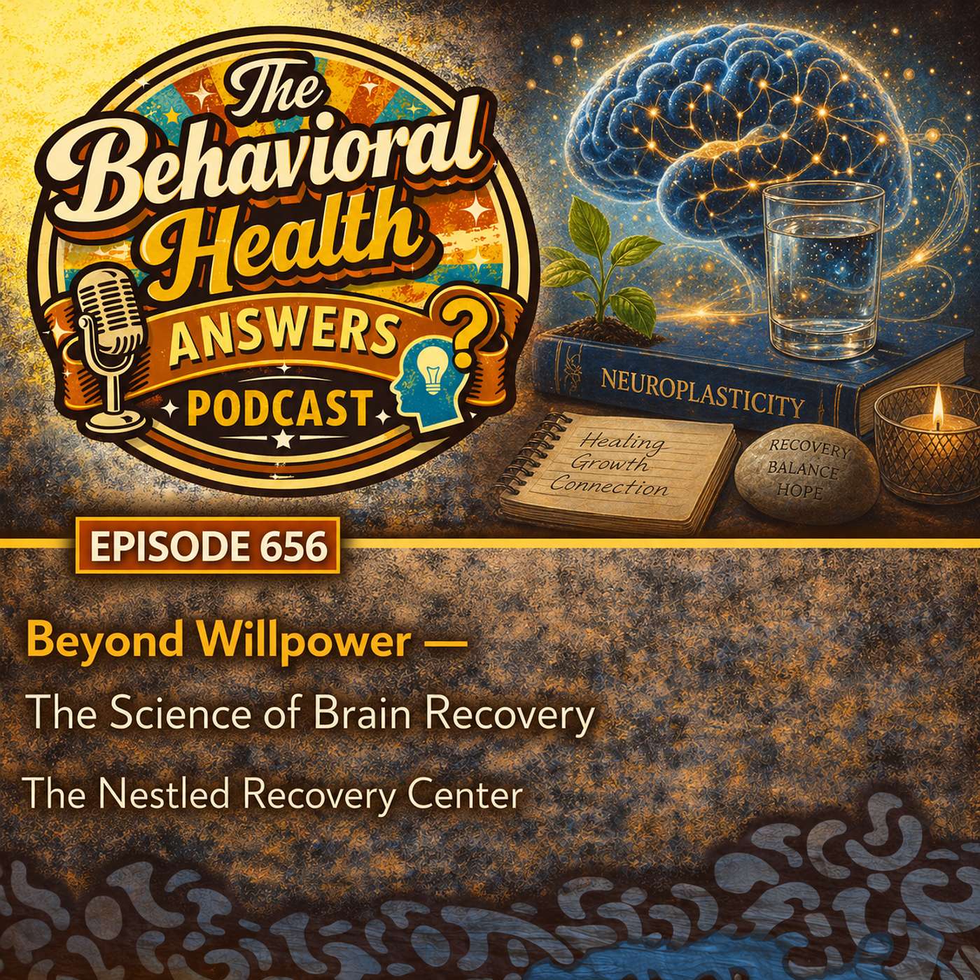 Episode 656: Beyond Willpower - The Science of Brain Recovery | The Nestled Recovery Center episode artwork