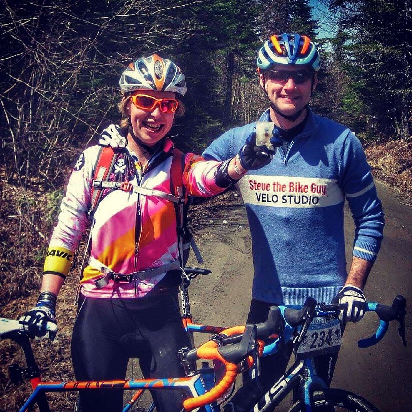 Cycling Together with Kristin & Steve