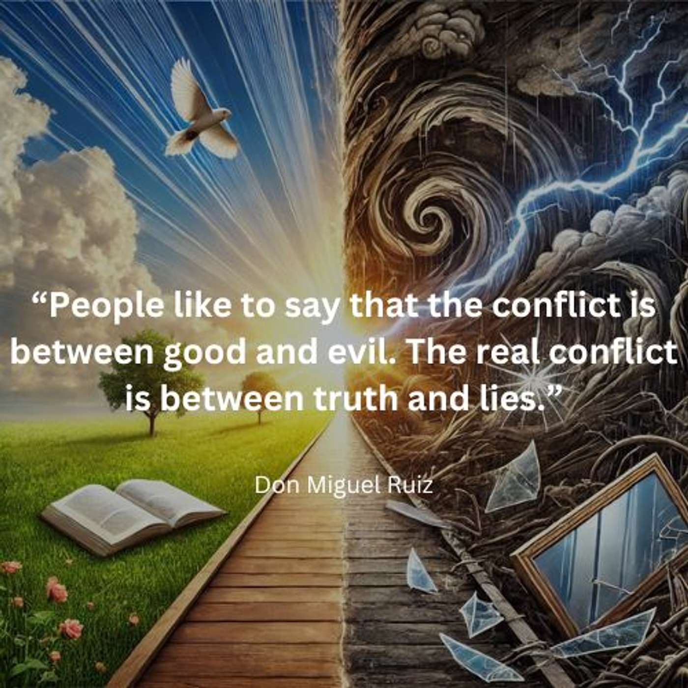 RBT Episode #211 October 19, 2024 - “People like to say that the conflict is between good and evil. The real conflict is between truth and lies.” — Don Miguel Ruiz