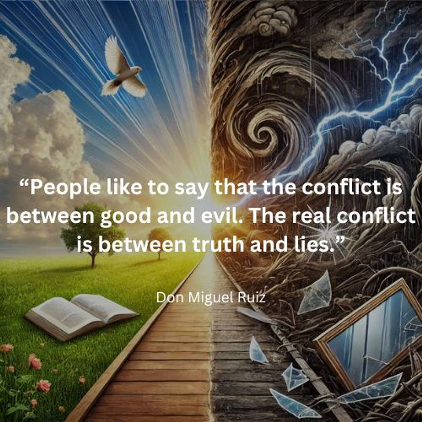 Rational Black Thought - RBT Episode #211 October 19, 2024 - “People like to say that the conflict is between good and evil. The real conflict is between truth and lies.” — Don Miguel Ruiz