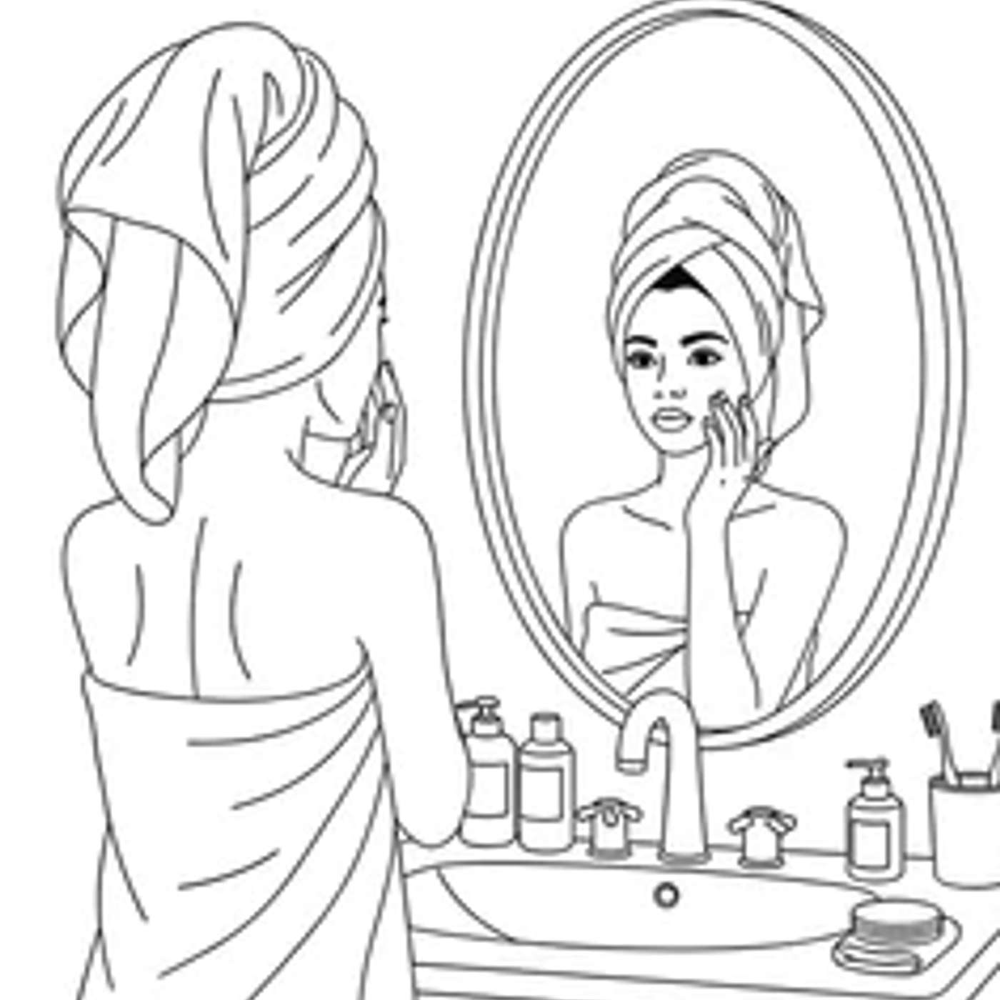 NAKED IN FRONT OF THE MIRROR...TOUCHING HIMSELF episode artwork
