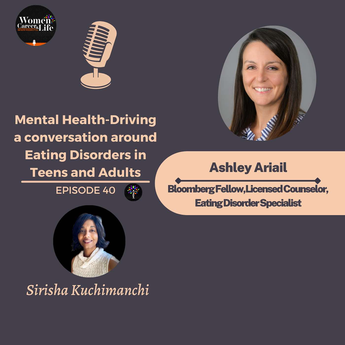 Driving the Conversation Around Eating Disorders in Teens and Adults: Understanding the Mental Health Component  Ashley Ariail-Bloomberg Fellow,Licensed Counselor, Eating Disorder Specialist