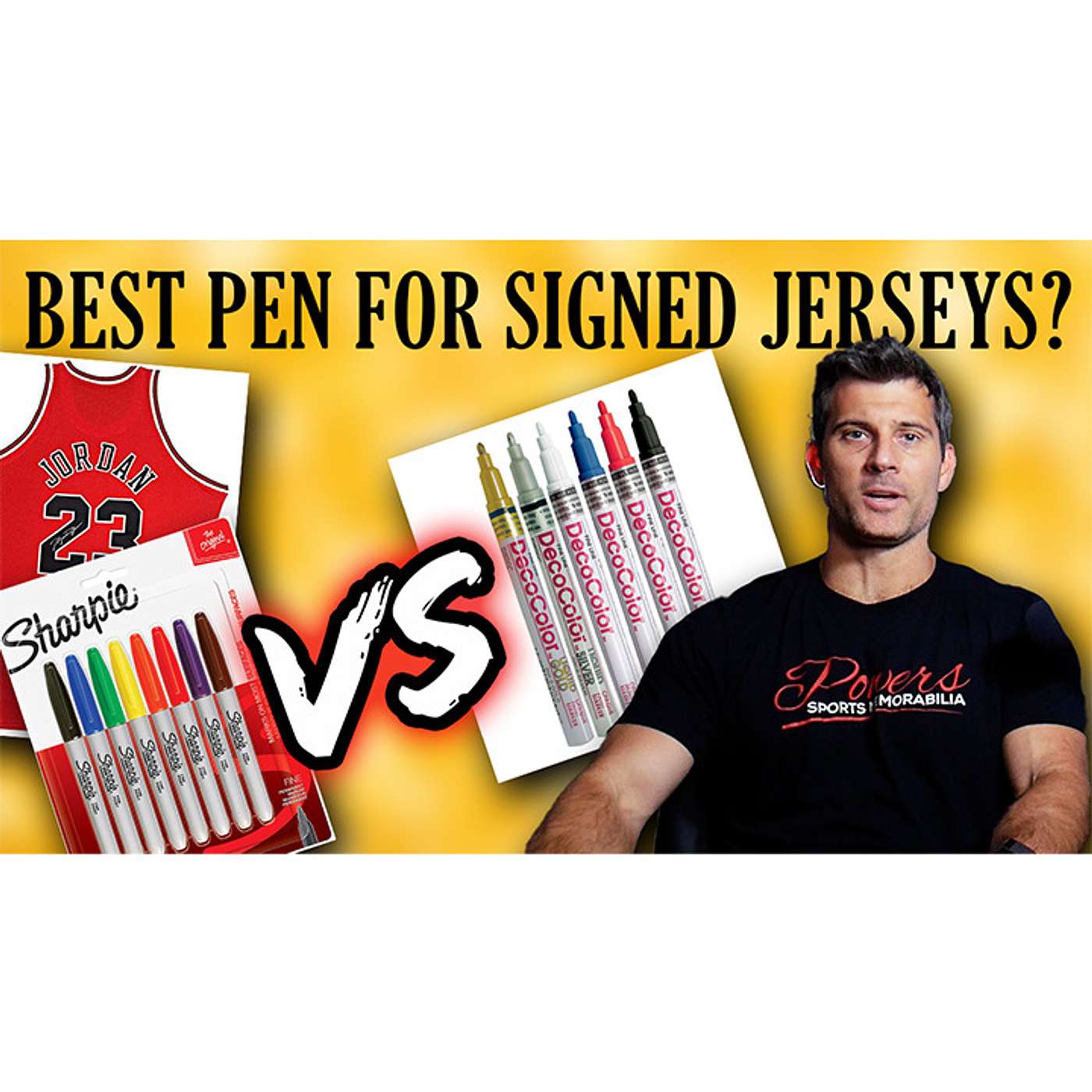 Best Pen For JERSEYS?  Avoid This Pen Before You Get Your Next Item Signed!