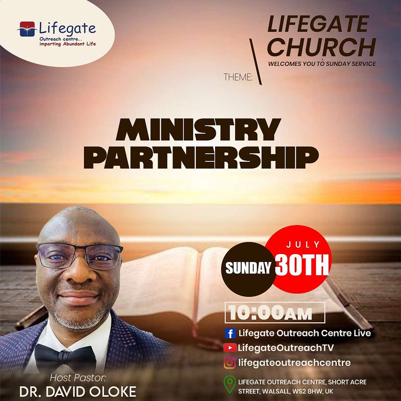 Ministry Partnership - Lifegate Church - 30.7.23 episode artwork