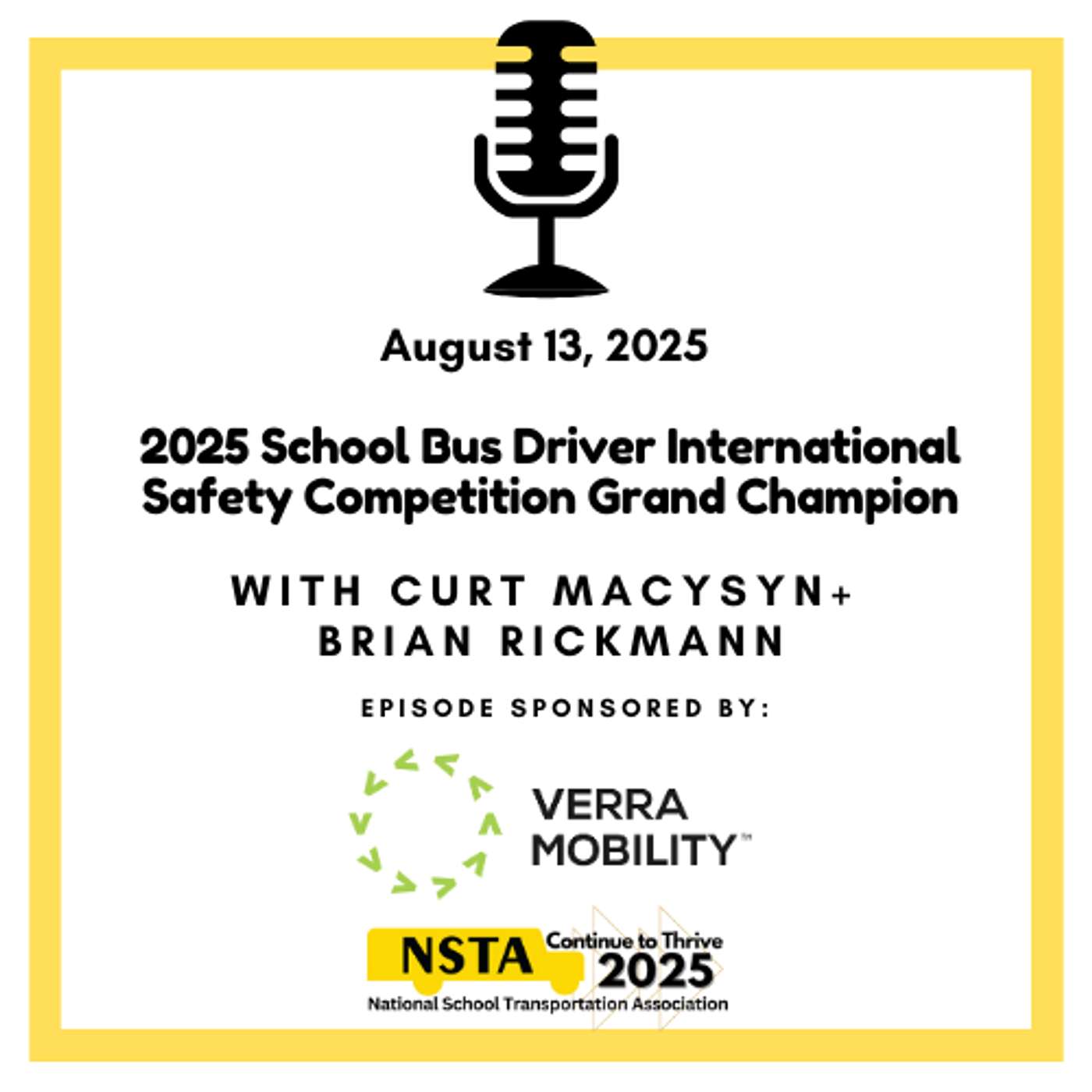 2025 School Bus Driver International Safety Competition Type-D and Grand Champion