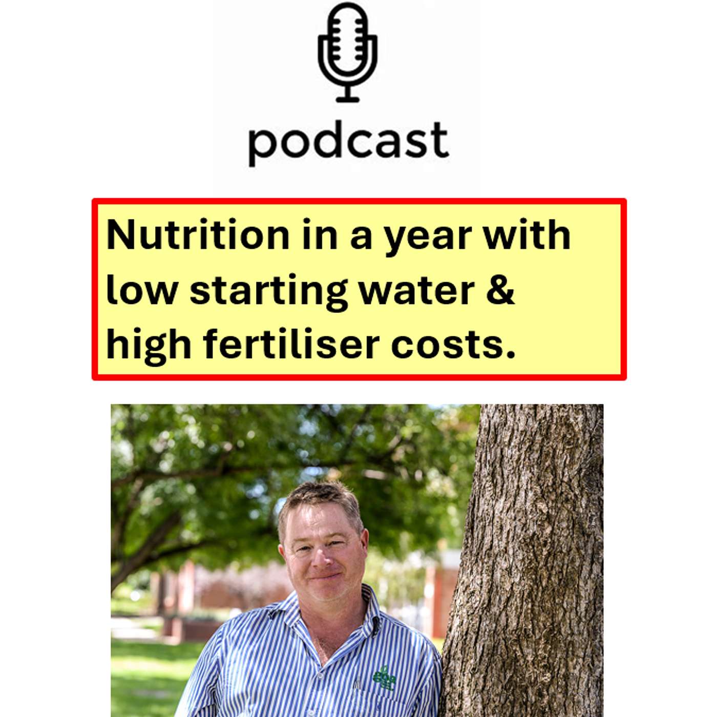 Nutrition in a year with low starting water & high fertiliser costs. episode artwork
