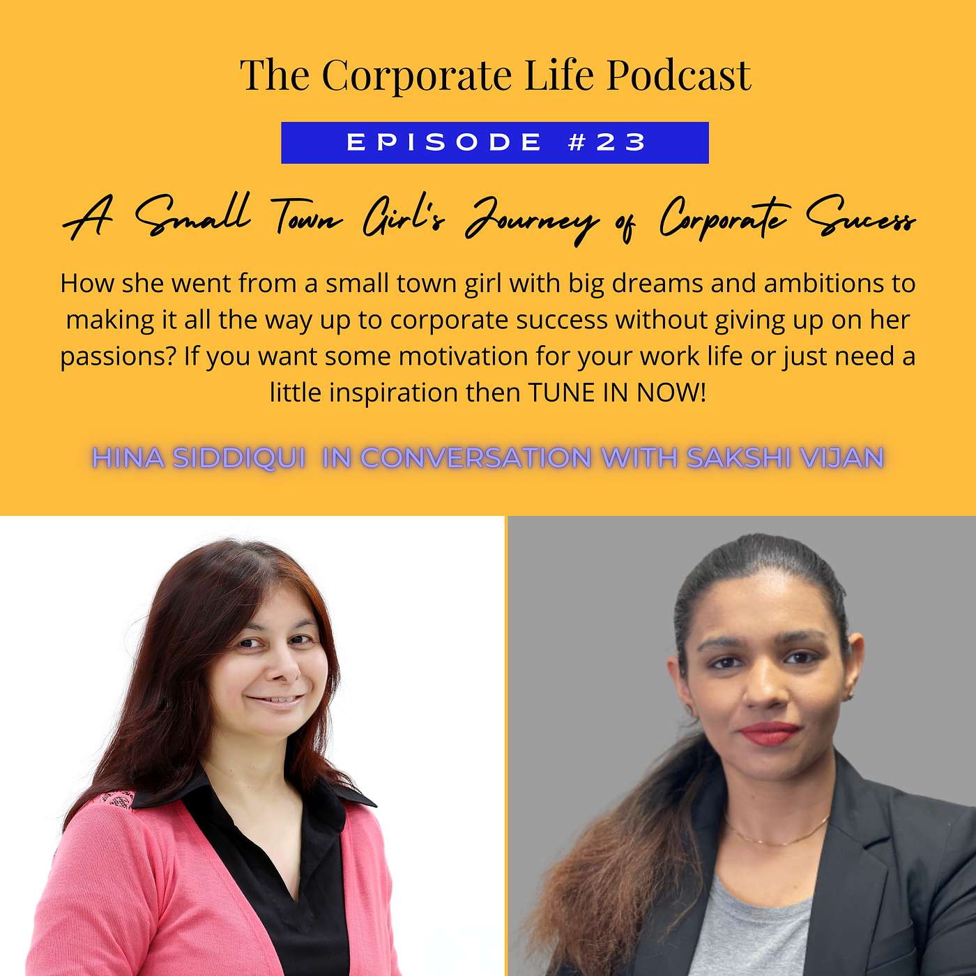 A small town girl's journey to Corporate Success