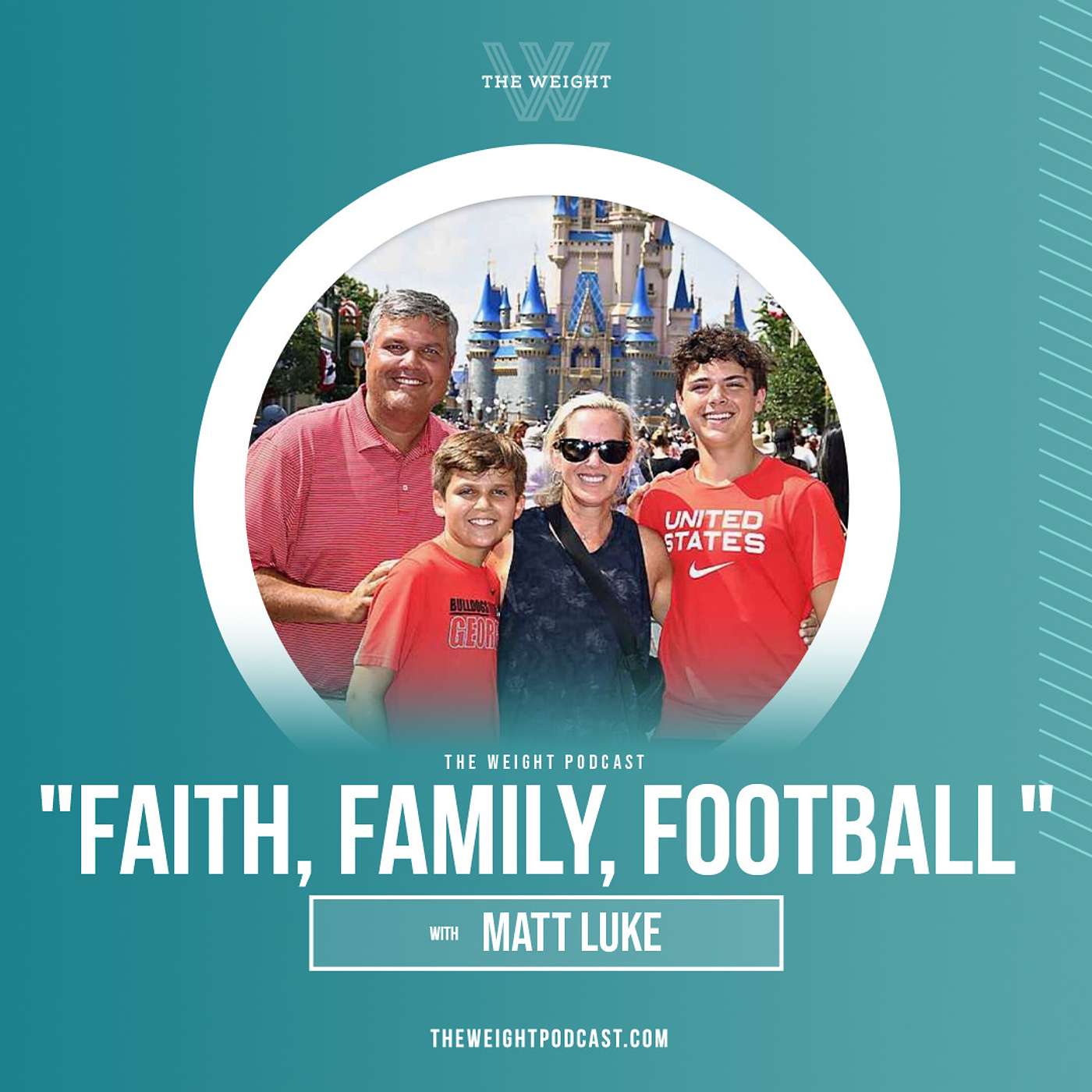 "Faith, Family, Football" with Matt Luke episode artwork
