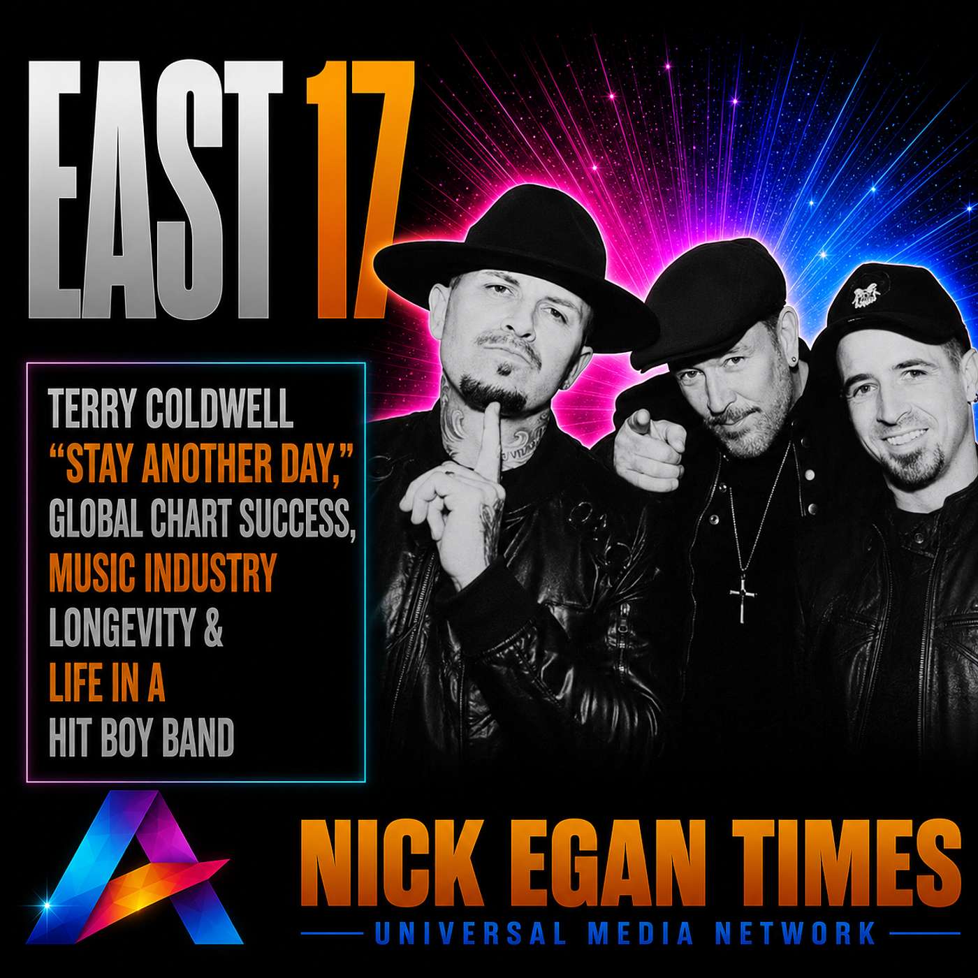 East 17 - Terry Coldwell “Stay Another Day,” Global Chart Success, Music Industry Longevity & Life in a Hit Boy Band | Nick Egan Times episode artwork