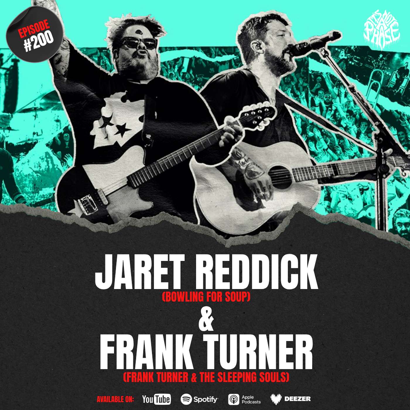 EP #200 - Jaret Reddick (Bowling For Soup) & Frank Turner episode artwork