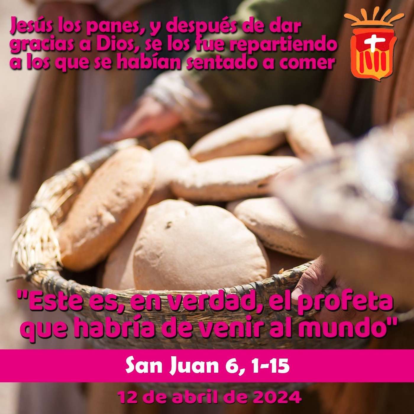 2024-04-12 San Juan 6, 1-15: Viernes II Pascua.