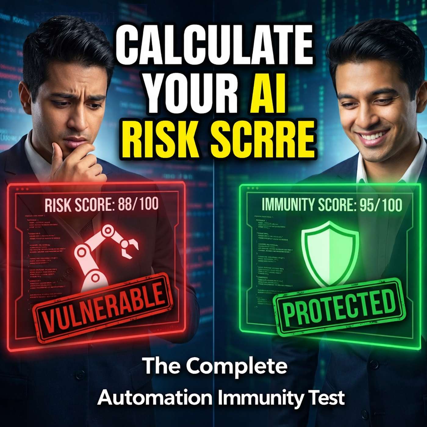 Episode #6 - Calculate Your AI Risk Score: The Complete Automation Immunity Test Episode #6 - Calculate Your AI Risk Score: The Complete Automation Immunity Test