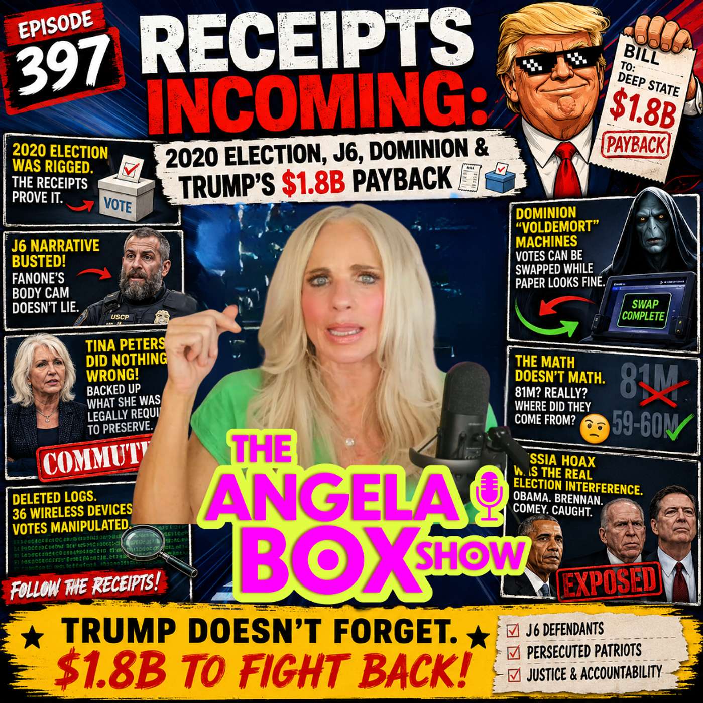 The 2020 election fraud story just won’t die… and there’s a reason for that: the receipts were never destroyed. 🧾🗳️ episode artwork