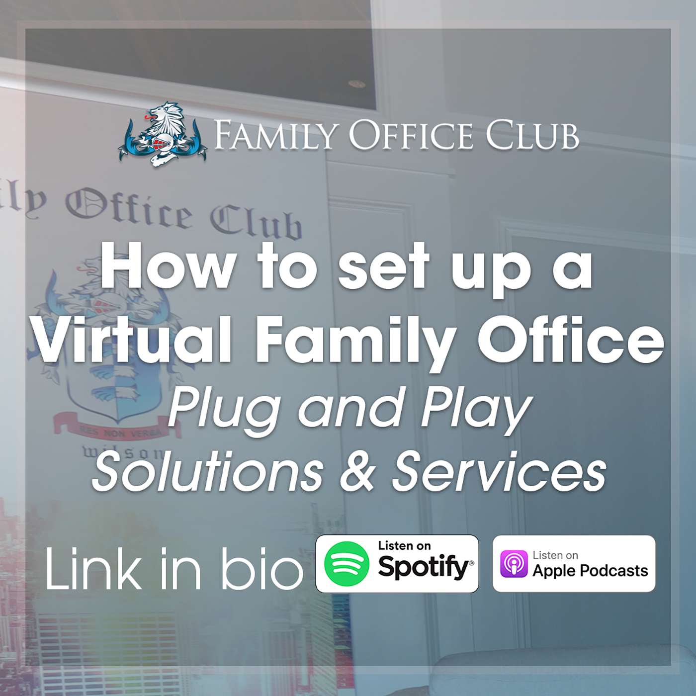 How to set up a Virtual Family Office - Plug and Play Solutions & Services