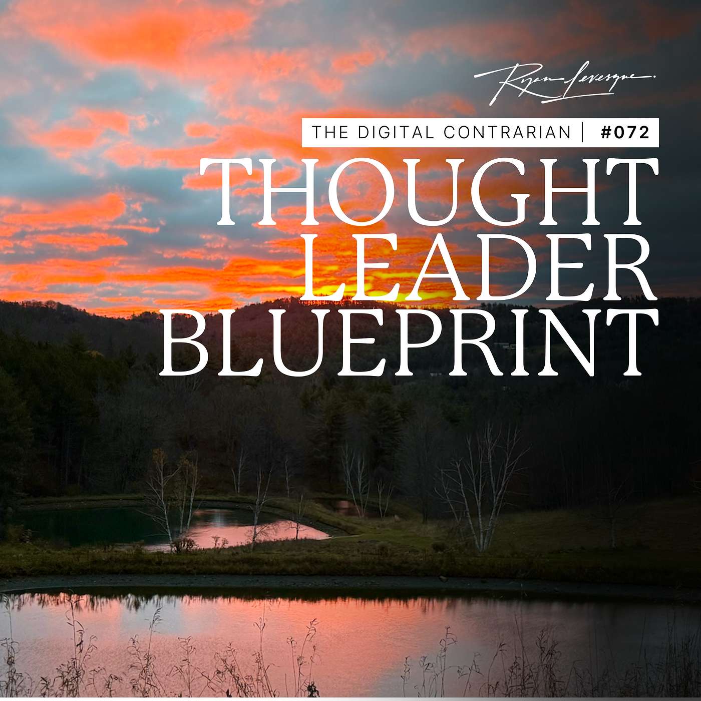 TDC 072: How to Become A "Category of One" Thought Leader. TDC 072: How to Become A "Category of One" Thought Leader.