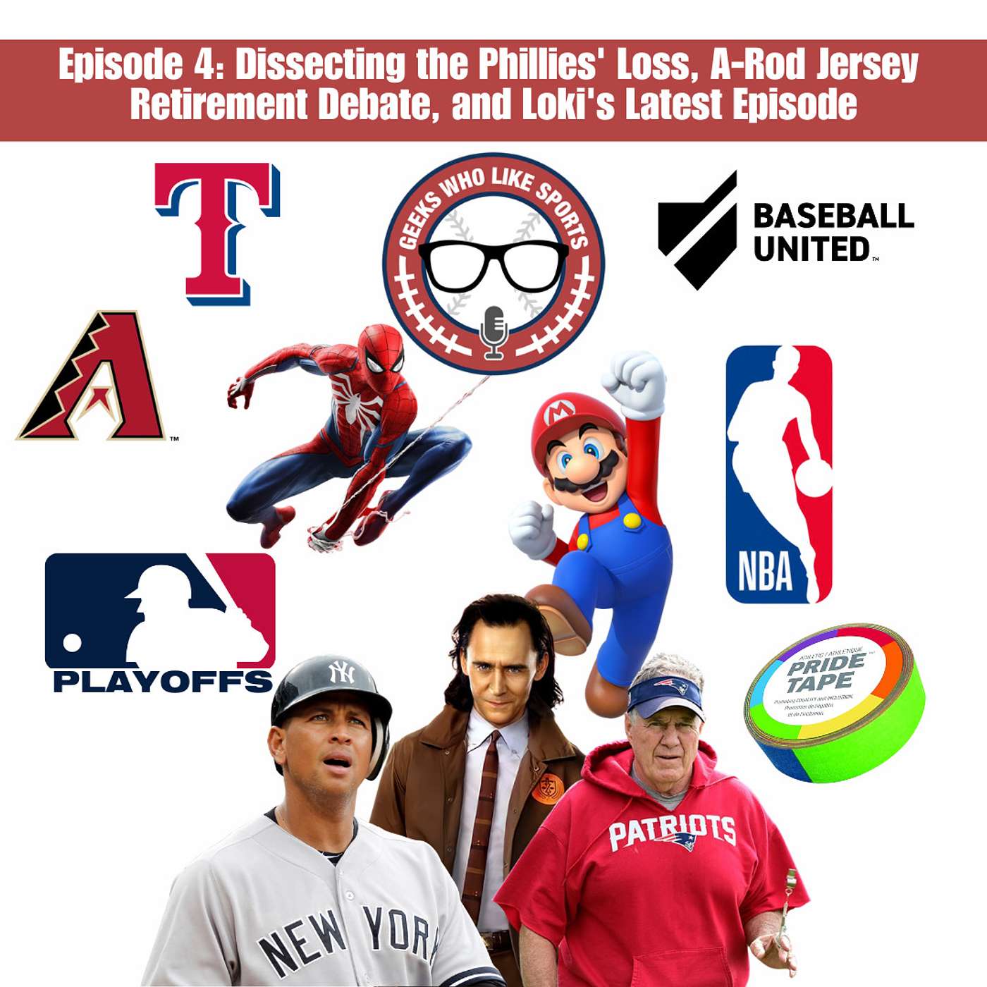 Episode 4: Dissecting the Phillies' Loss, A-Rod Jersey Retirement Debate, and Loki's Latest Episode episode artwork