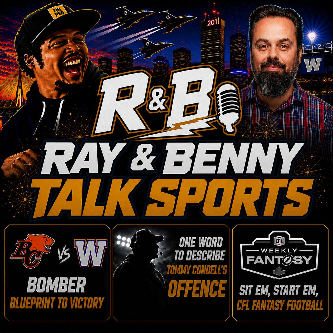 Winnipeg Blue Bombers CFL Canadian Football BC Lions Youtube Sports PODCAST episode artwork