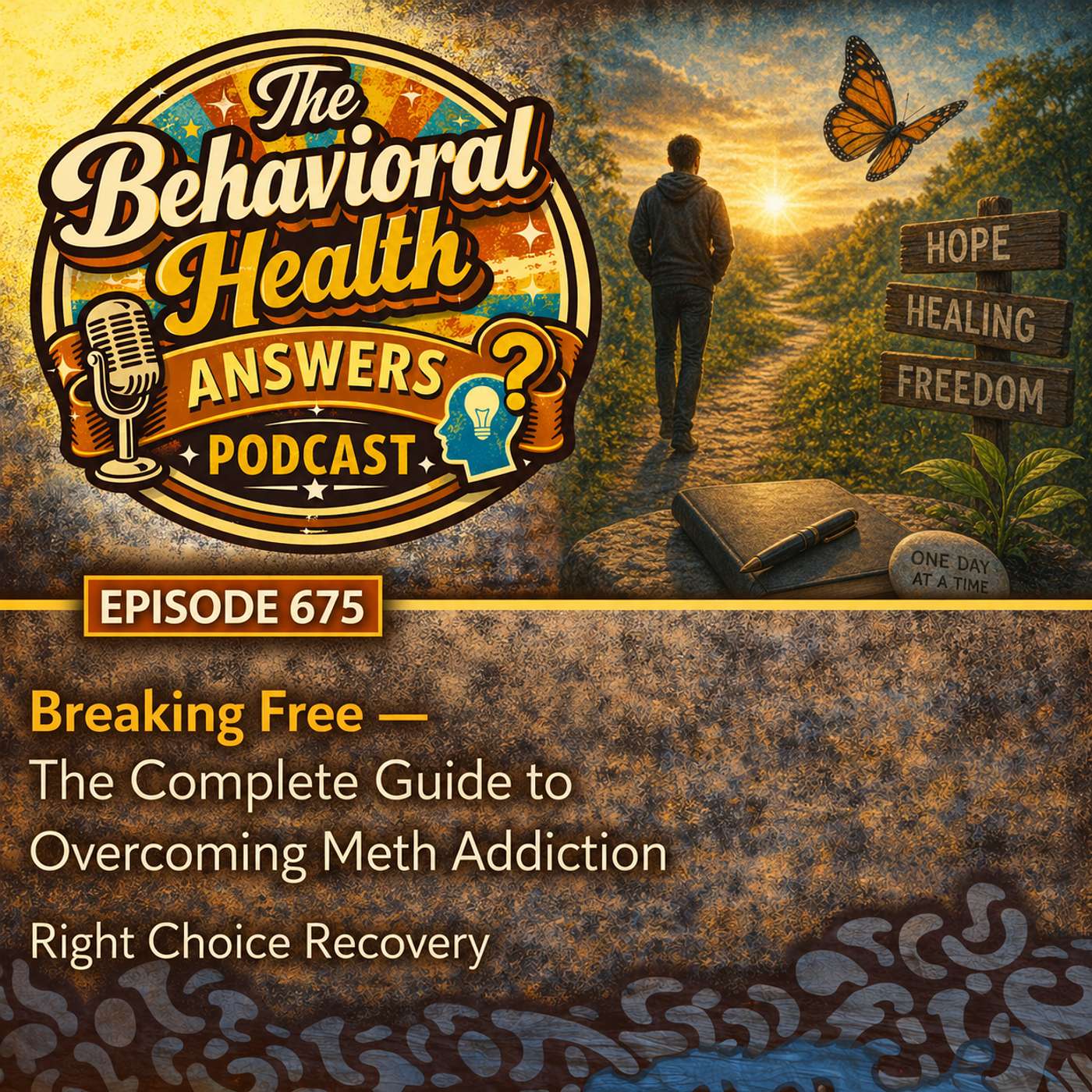 Episode 675: Breaking Free - The Complete Guide to Overcoming Meth Addiction | Right Choice Recovery episode artwork