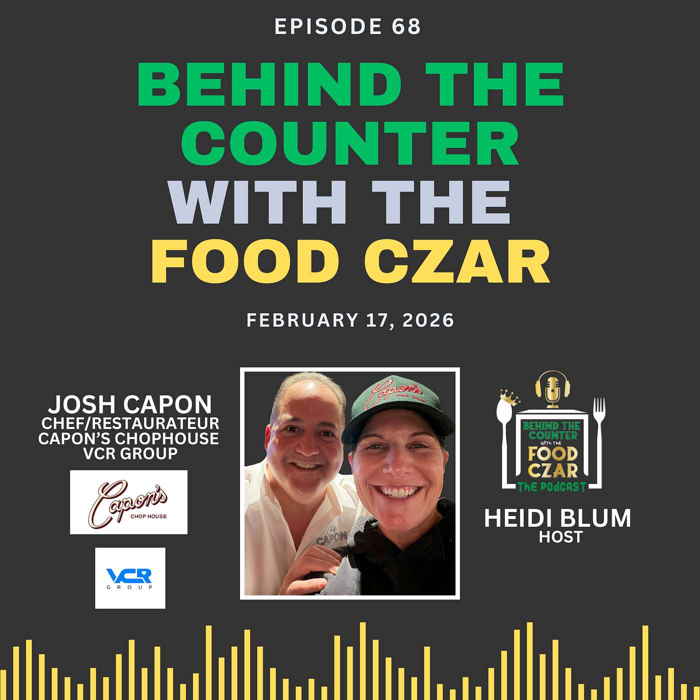 Episode 68 - The Unstoppable Spirit of Chef Josh Capon episode artwork