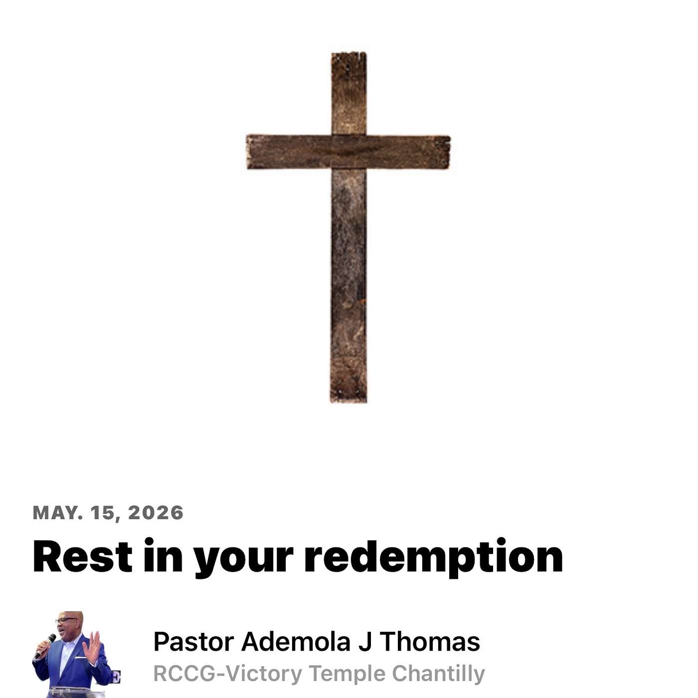 Rest In Your Redemption. episode artwork