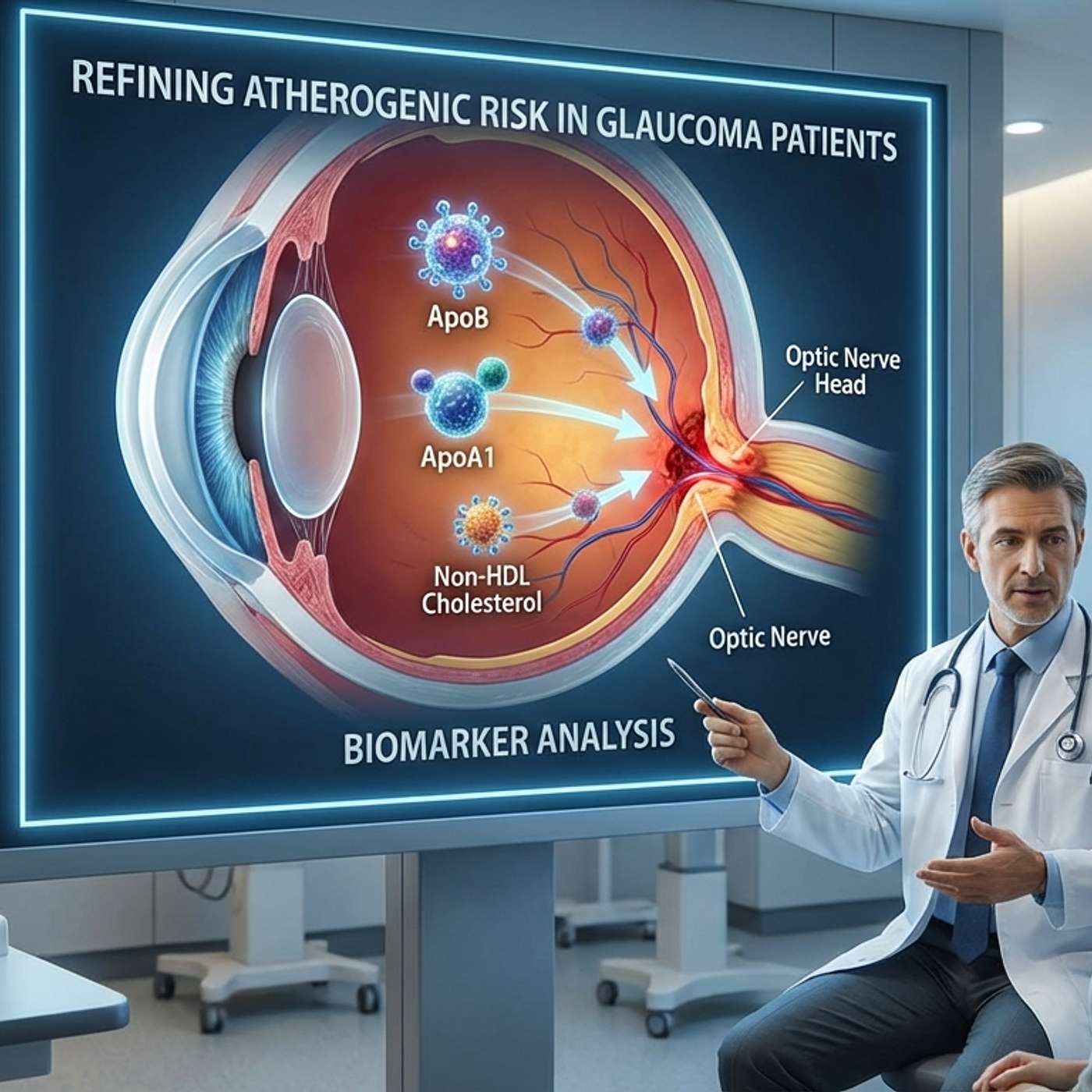 ApoB, ApoA1, and Non-HDL Cholesterol: Refining Atherogenic Risk in Glaucoma Patients episode artwork