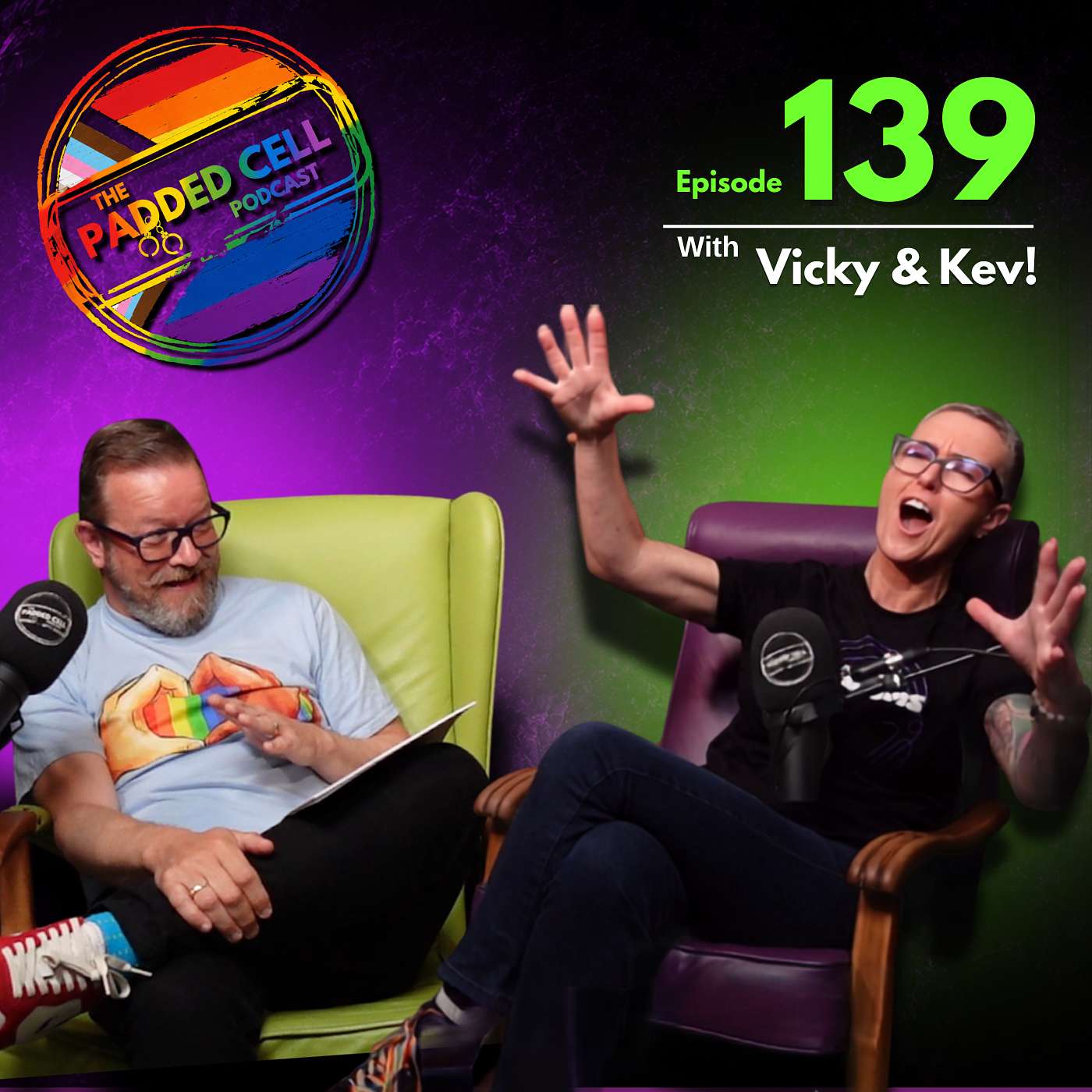 EPISODE 139 - 'PRIDE at the Padded Cell Podcast' episode artwork
