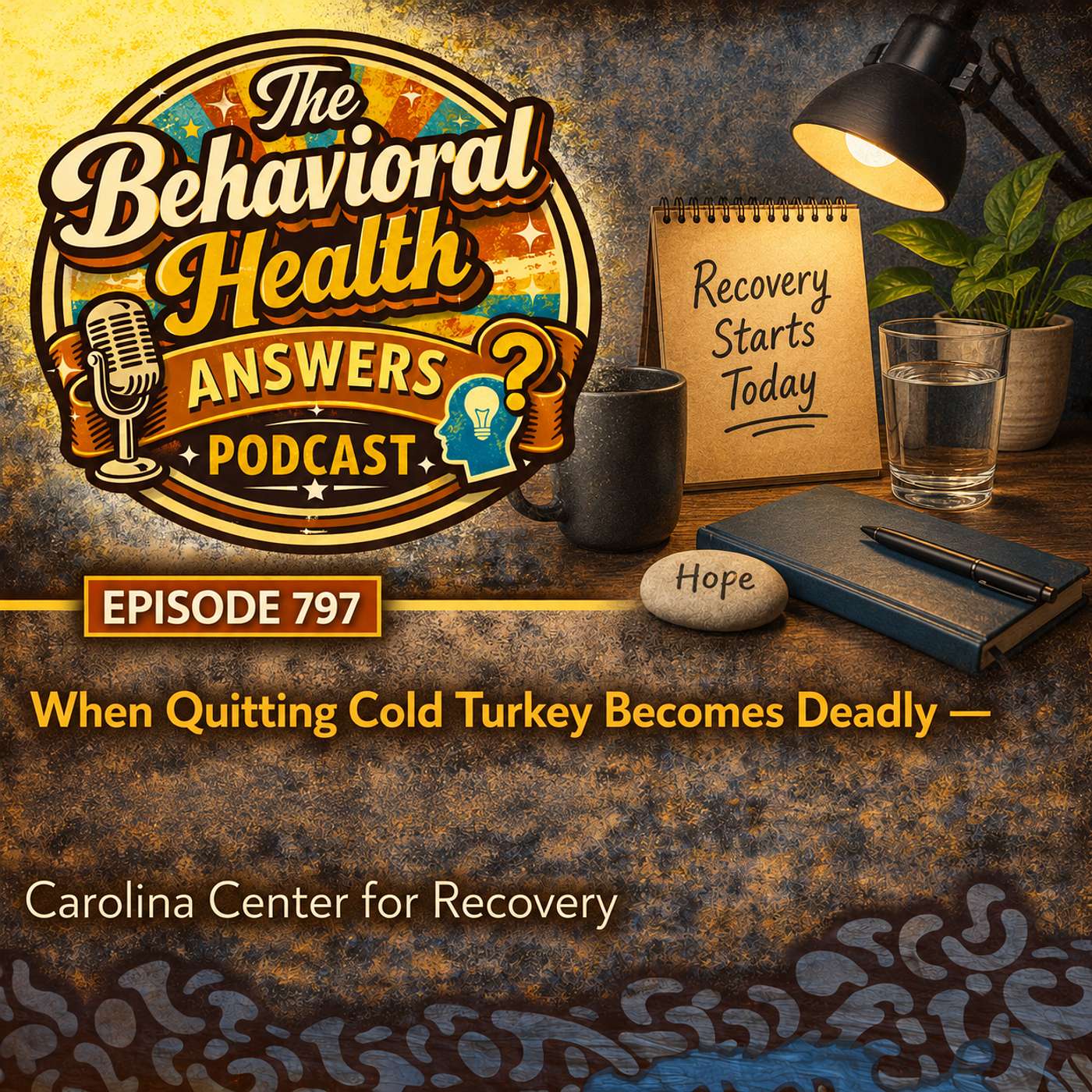 Episode 797: When Quitting Cold Turkey Becomes Deadly | Carolina Center for Recovery episode artwork