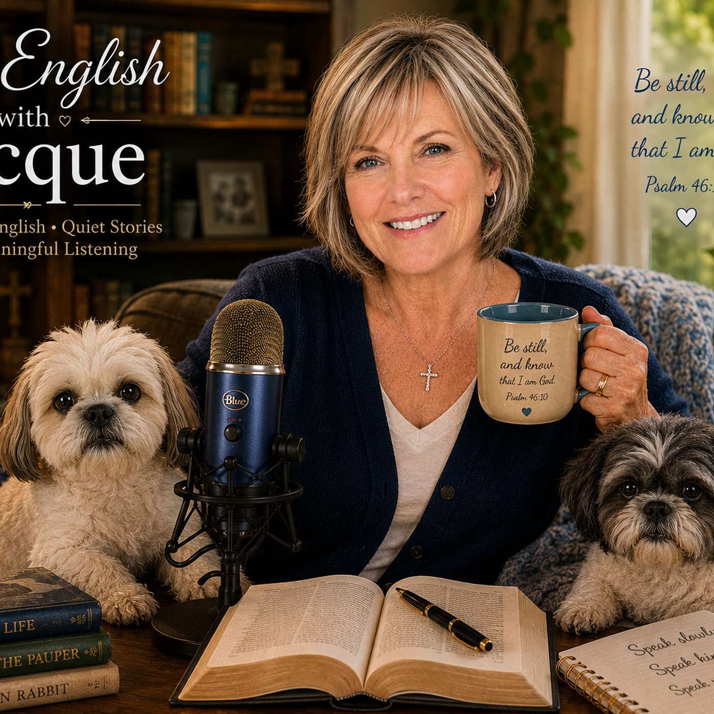 Quiet English with Jacque podcast cover art