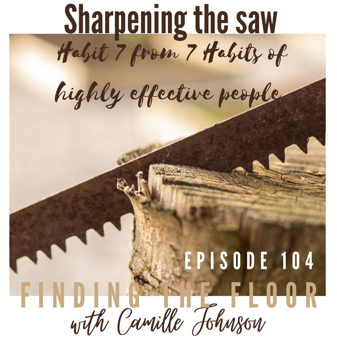 Sharpening the Saw - Habit 7 from 7 habits of highly effective people episode artwork