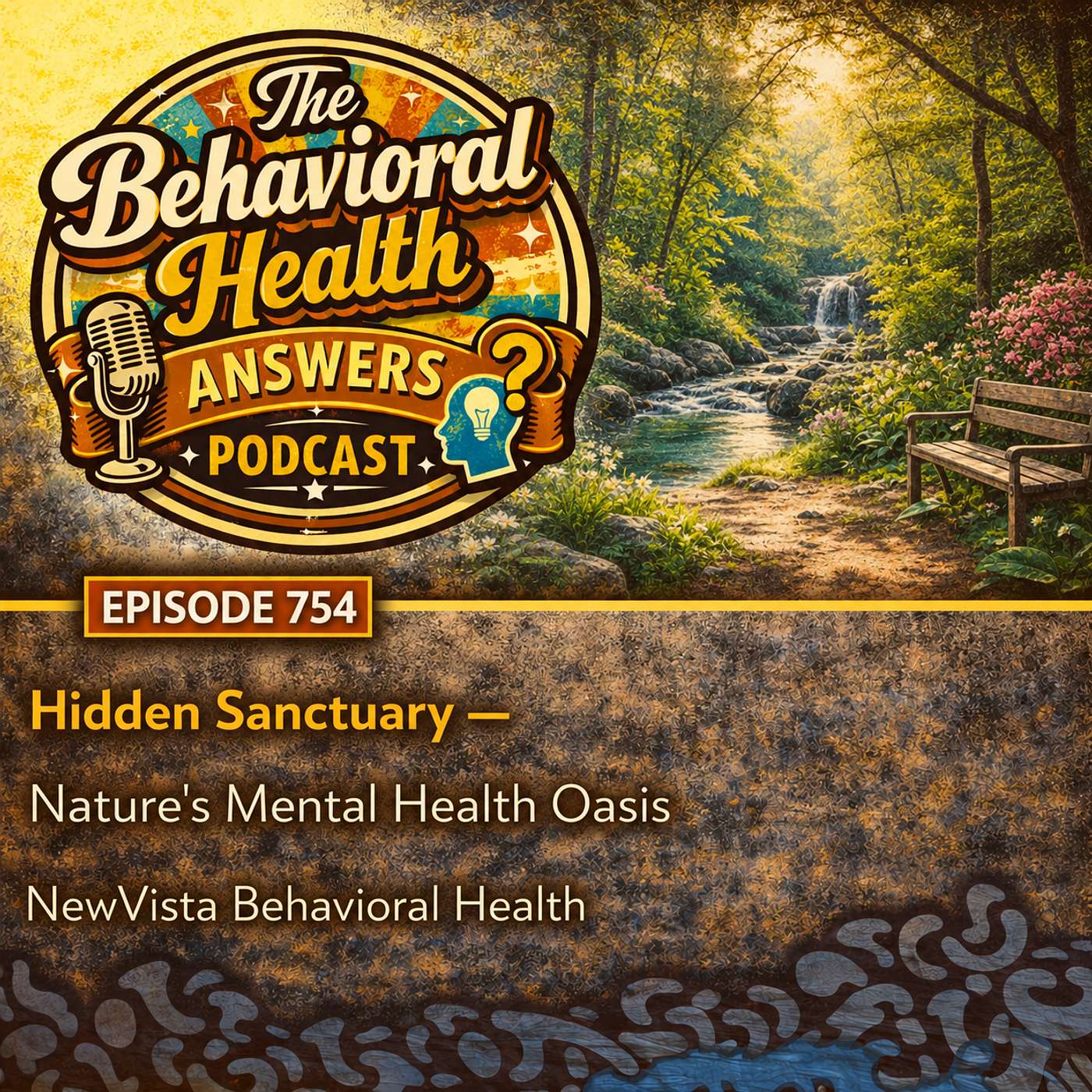 Episode 754: Hidden Sanctuary - Nature's Mental Health Oasis | NewVista Behavioral Health episode artwork
