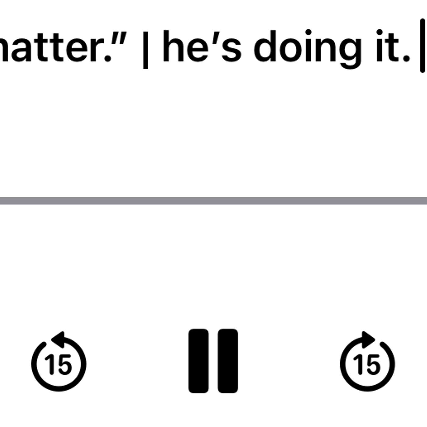I trust what I said.
