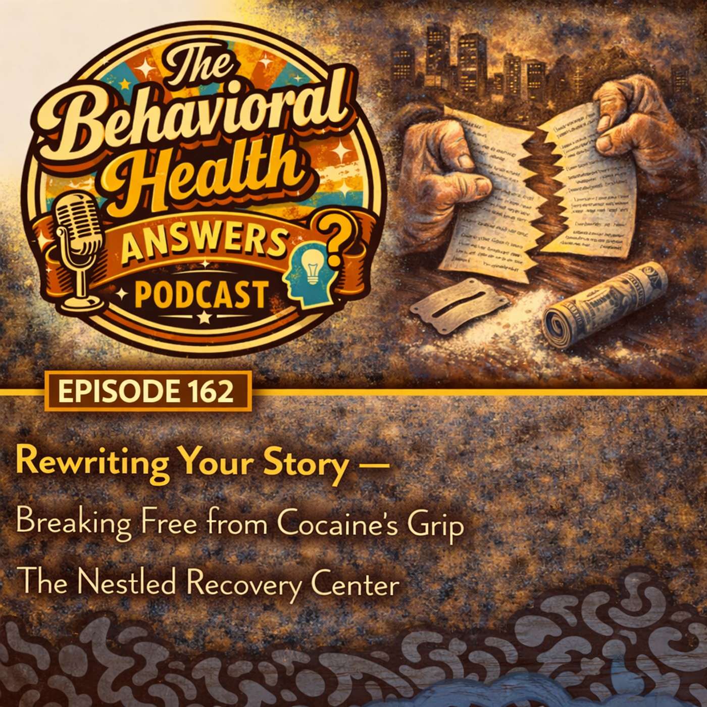 Episode 162: Rewriting Your Story - Breaking Free from Cocaine's Grip | The Nestled Recovery Center episode artwork