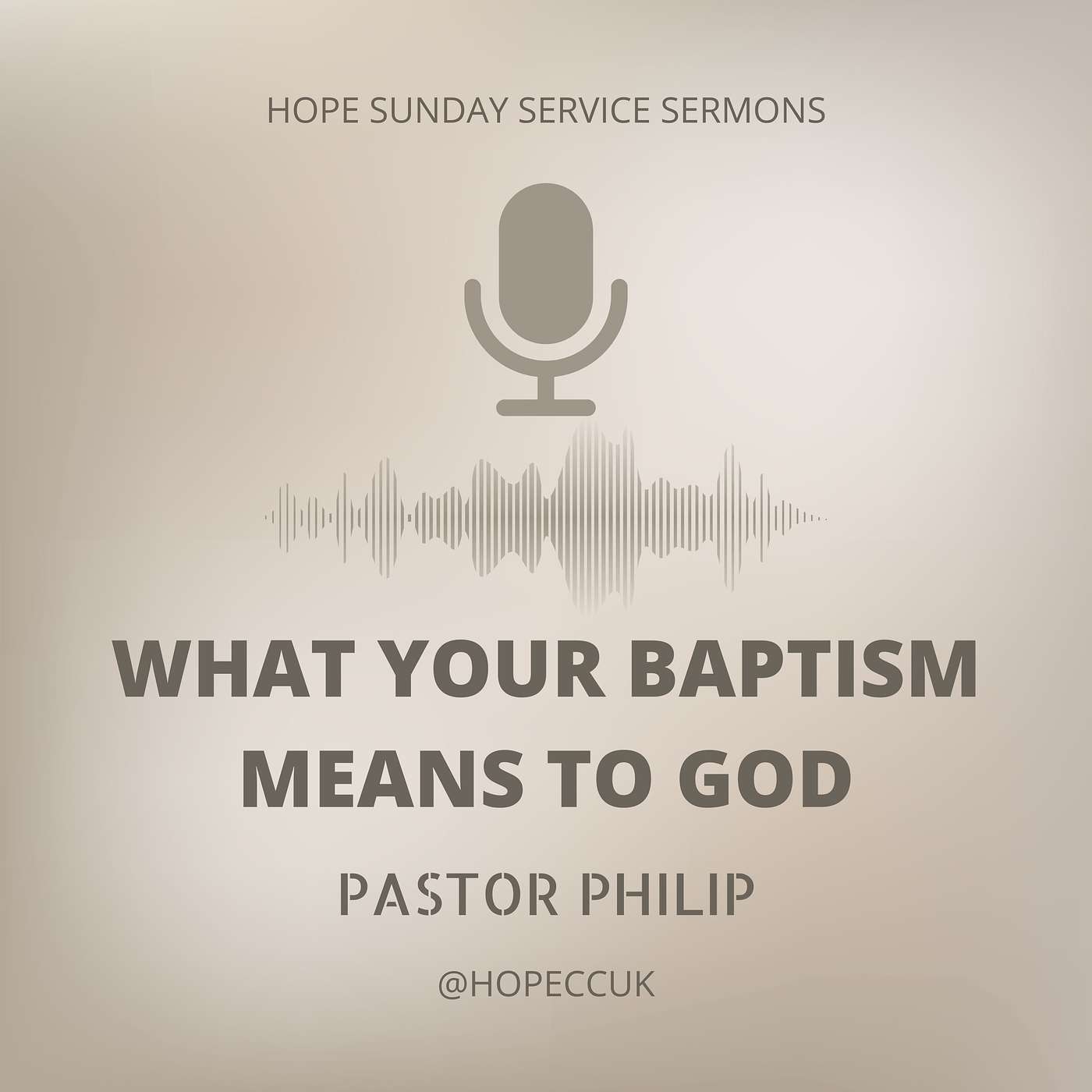Hope Sunday Service Sermons