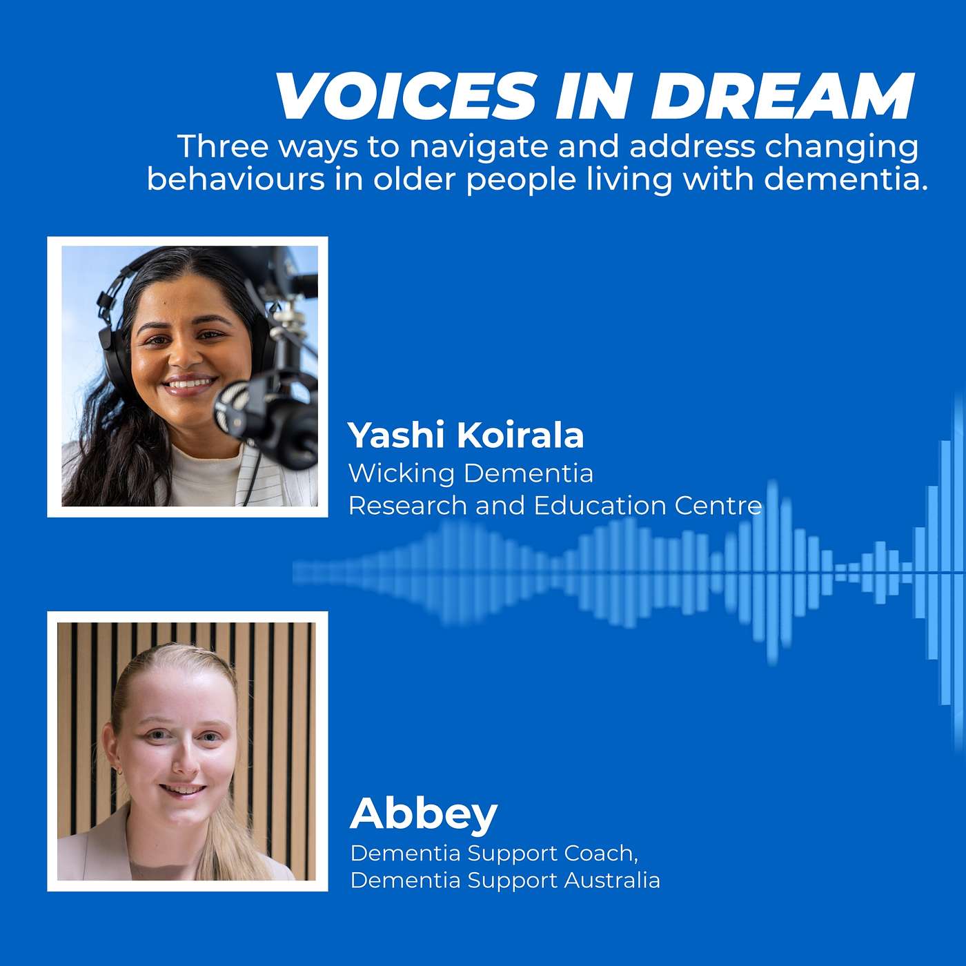 Three ways to navigate and address changing behaviours in people living with dementia