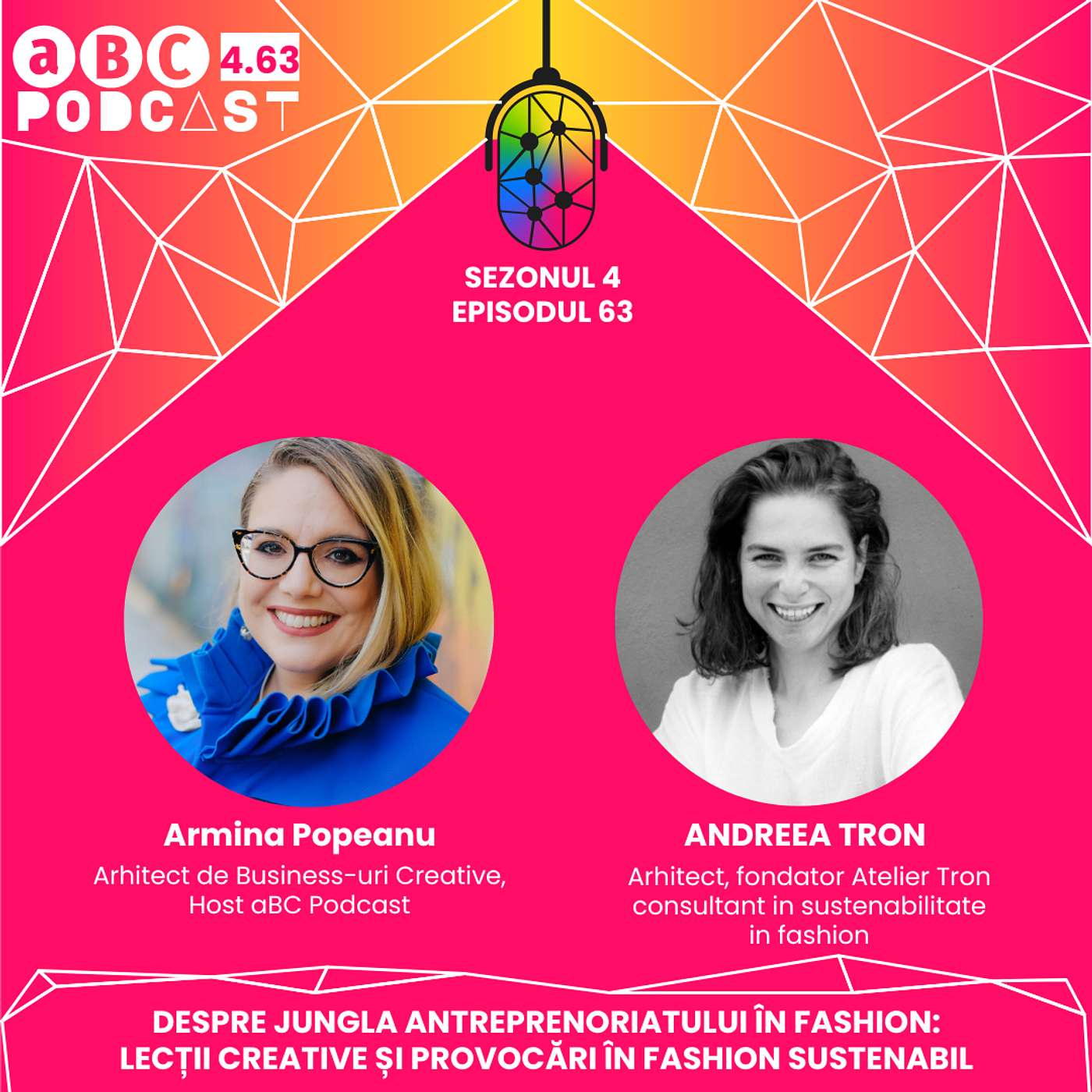 abc #4.63: Andreea Tron despre jungla antreprenoriatului în FASHION: Lecții creative și provocări în fashion sustenabil