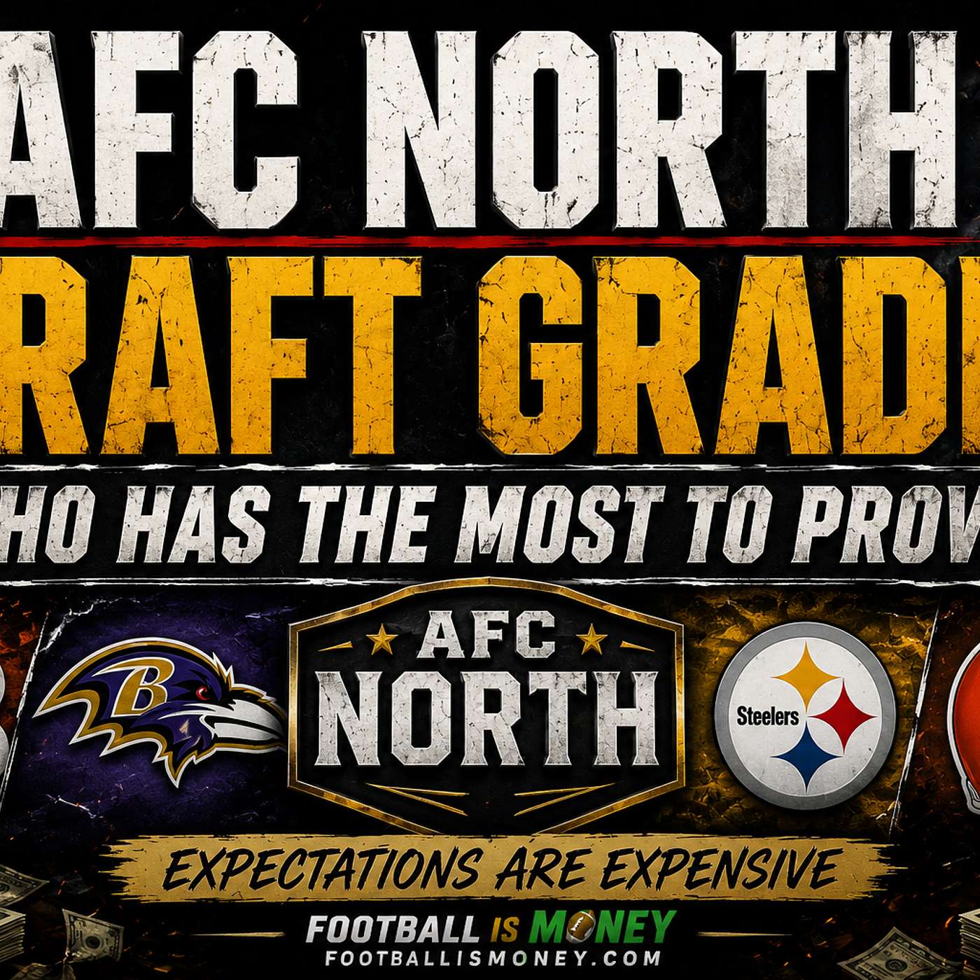 AFC North Draft Grades: Who Has the Most to Prove? | Expectations Are Expensive episode artwork