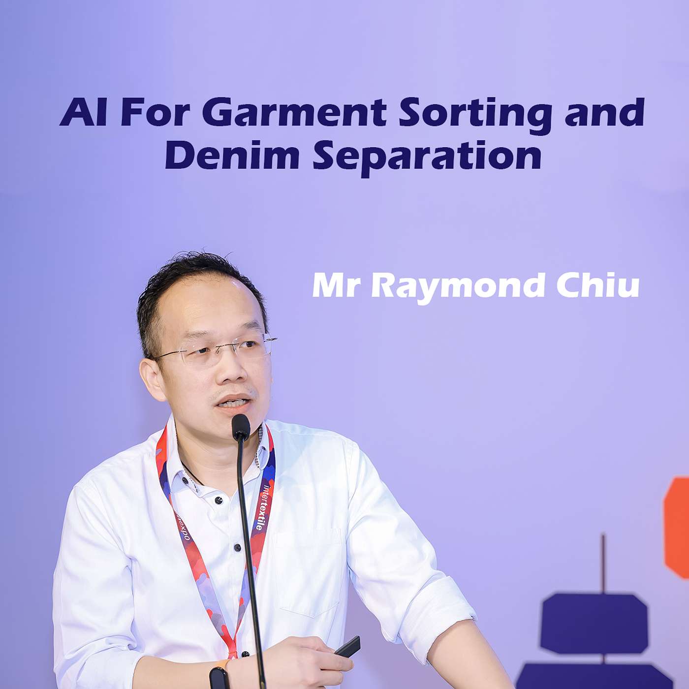 AI For Garment Sorting And Denim Separation | Mr Raymond Chiu [English simultaneous interpretation audio]