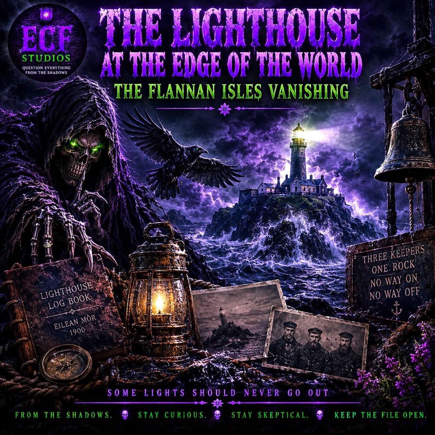 The Lighthouse at the Edge of the World — The Flannan Isles Vanishing episode artwork