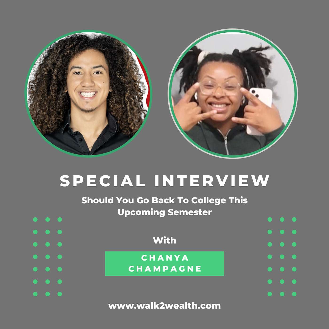 Should You Go Back To College This Upcoming Semester w/ Chanya Champagne