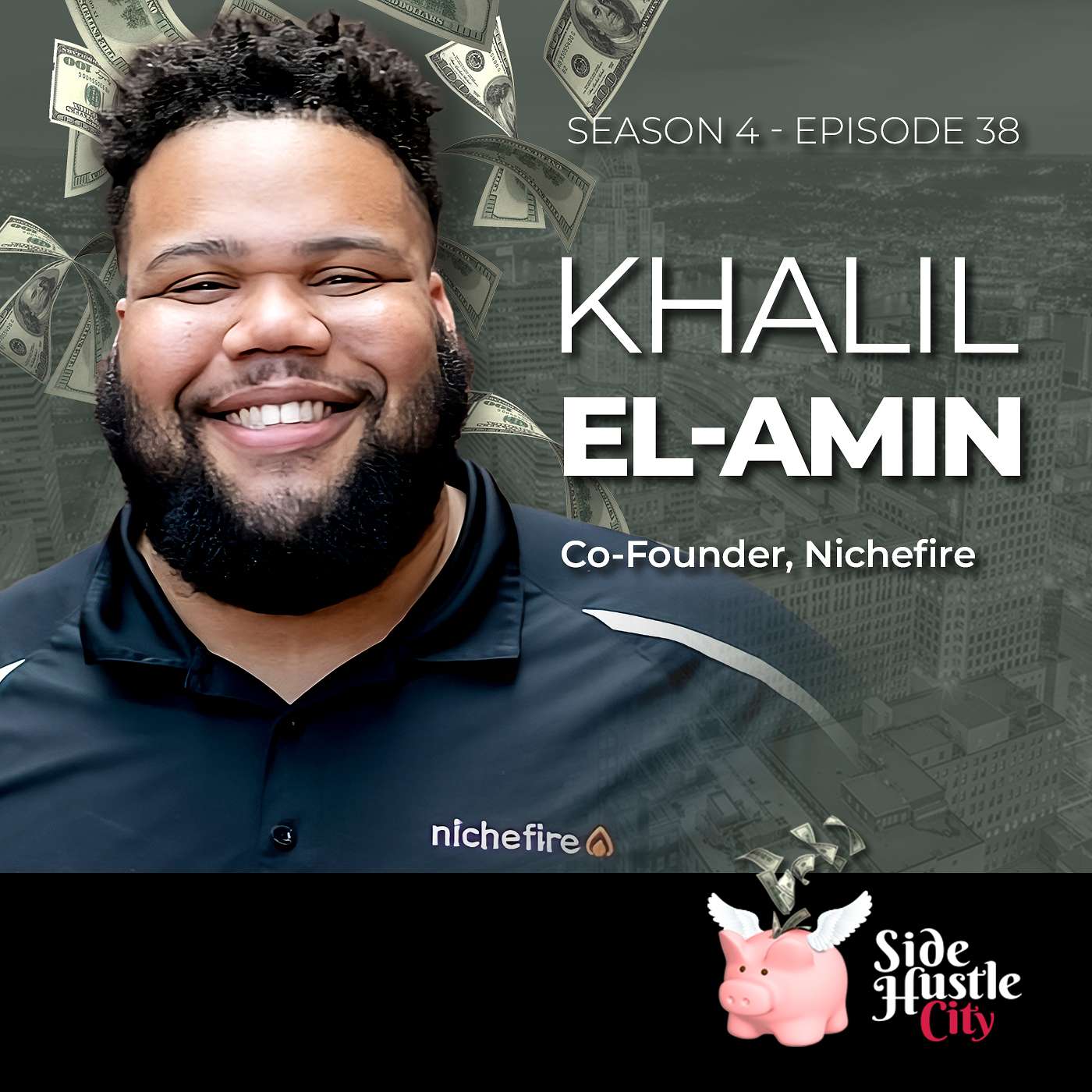 From Athlete to Entrepreneur: Khalil El-Amin's Journey from Side Hustler to AI Tech Startup Cofounder with Nichefire episode artwork