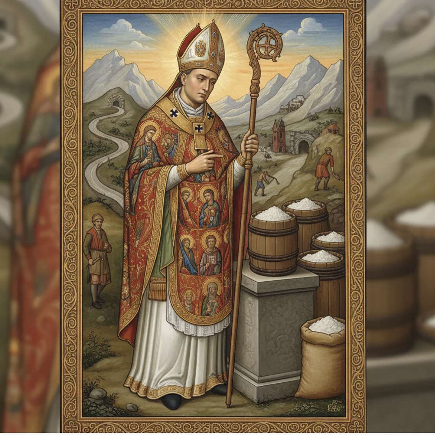 Saint Rupert And The Gift Of Salt