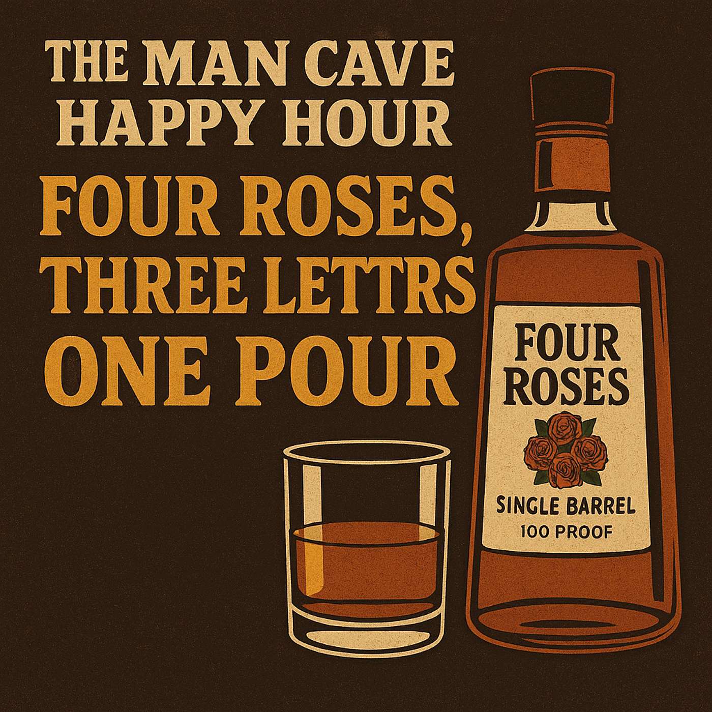 Four Roses, Three Letters, One Pour Four Roses, Three Letters, One Pour